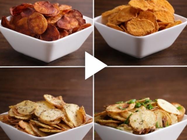 Ẩm thực - 4 cách làm khoai tây nướng giòn rụm, ngon gấp nhiều lần snack đóng gói