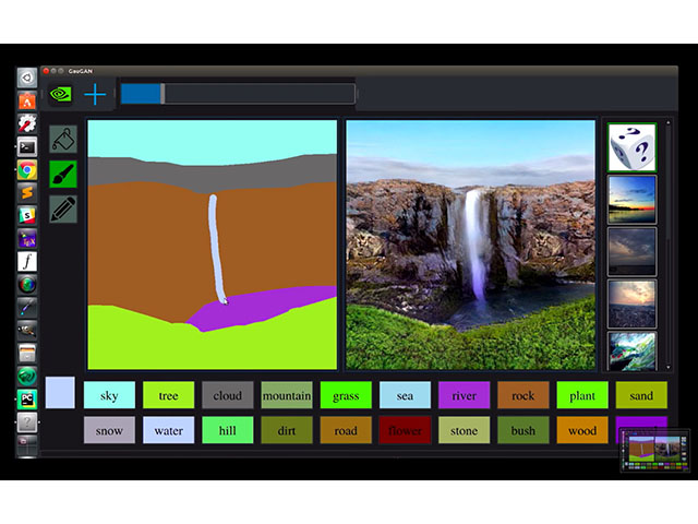Công nghệ thông tin - Kinh ngạc Nvidia AI giúp biến đường nguệch ngoạc thành tranh đẹp như mơ