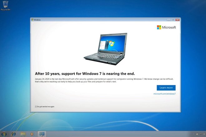 Sau 10 năm, Microsoft sắp ngừng hỗ trợ Windows 7 - 1