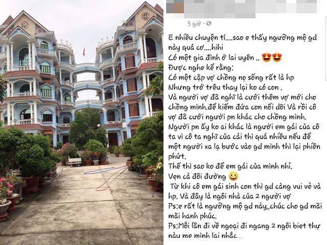 Bạn trẻ - Cuộc sống - Thực hư câu chuyện vợ gả em gái cho chồng “gây bão” mạng