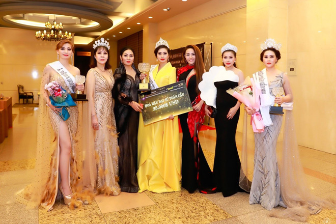 Doanh nhân Hoàng Thảo Nguyên trở thành Hoa hậu Nhân ái toàn cầu 2019 - 2