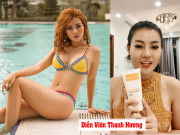 Lên phim đen sạm, DV Thanh Hương bất ngờ livestream khoe cảnh bôi kem ủ khiến da trắng nõn