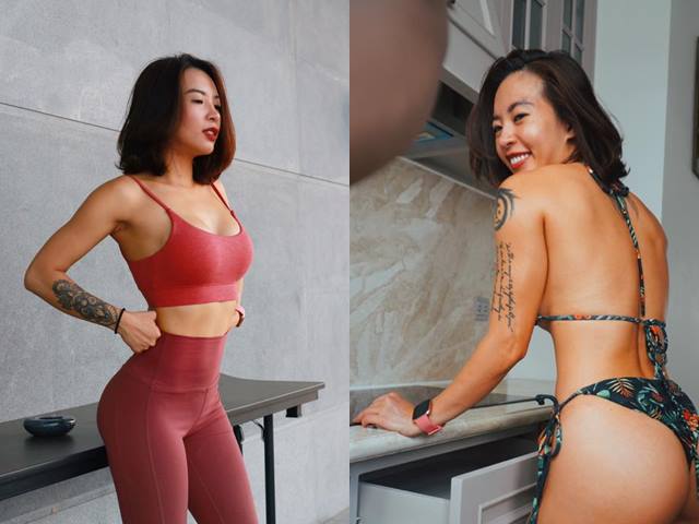 Làm đẹp - Thực đơn giảm bụng mỡ của "Nữ hoàng phòng gym Hà thành"