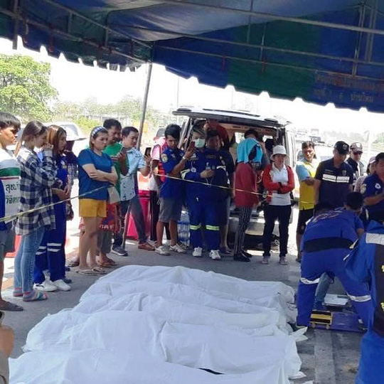 5 người Việt tử vong trong tai nạn thảm khốc tại Thái Lan - 1