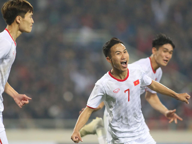 U23 Việt Nam ghi bàn phút 90+4: Cú đánh đầu bằng ”vàng”, triệu fan bùng nổ