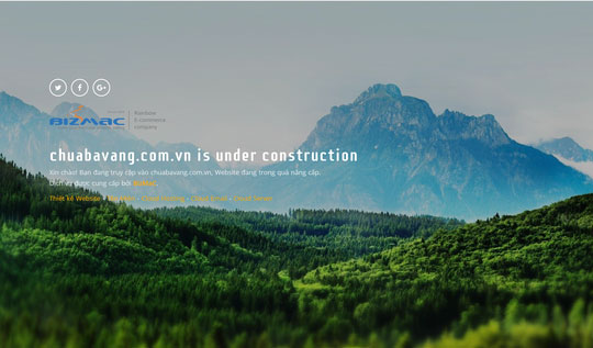 Website chùa Ba Vàng đã phải dừng hoạt động - 1