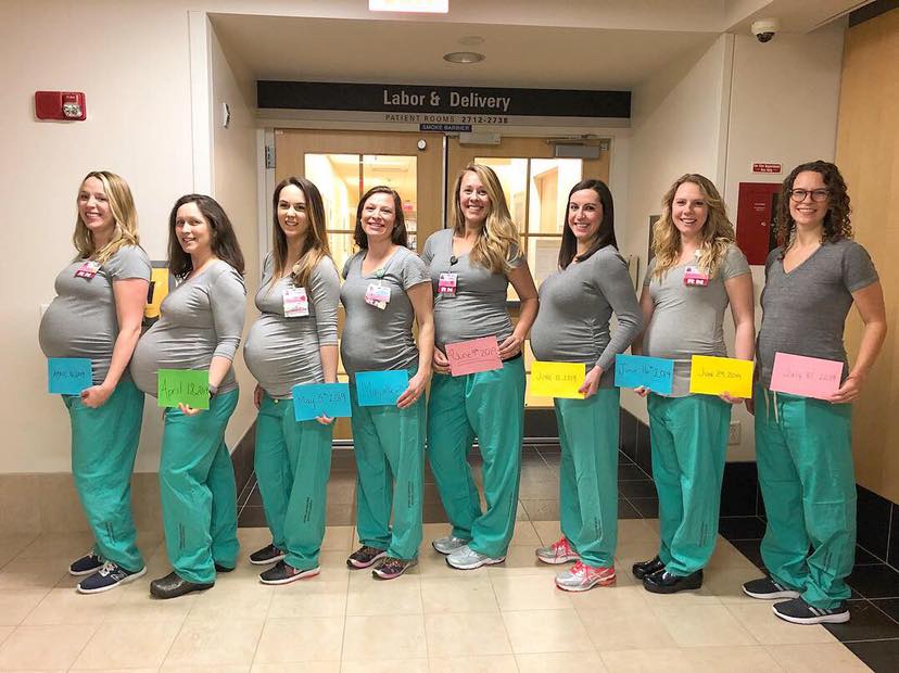 9 nữ y tá đồng loạt mang thai tại khoa sản bệnh viện Mỹ - 1