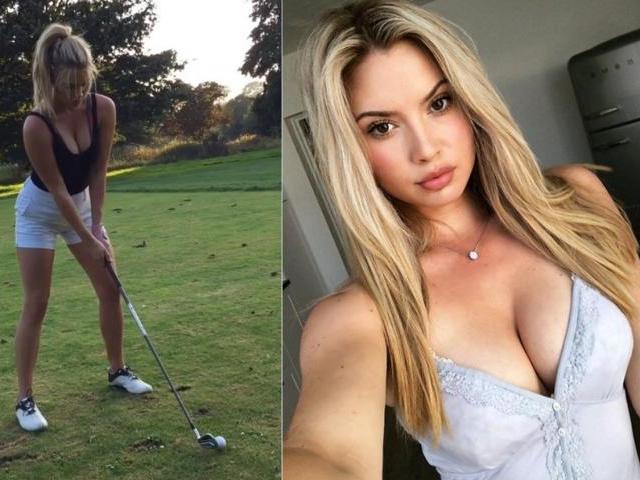 Thể thao - "Tiên nữ" golf đẹp vạn người mê hứa thưởng nóng fan nếu làm được trò lạ