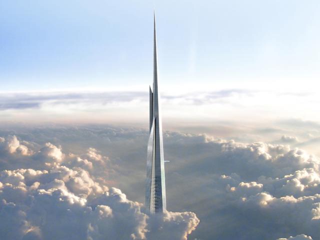Cận cảnh tòa tháp 200 tầng, cao hơn 1.000m ở Saudi Arabia