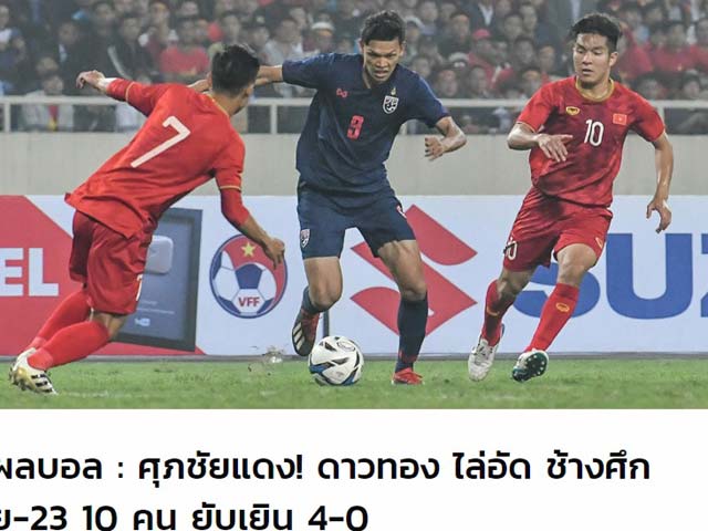 U23 Thái Lan thua đậm: Báo giới sững sờ, CĐV ví U23 Việt Nam hay như Uruguay
