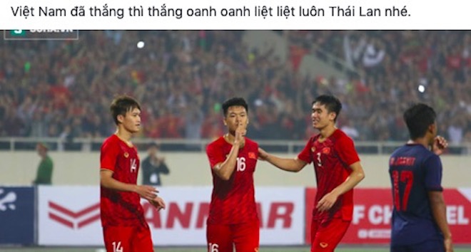 U23 Việt Nam vùi dập U23 Thái Lan 4 bàn không gỡ, dân mạng viết gì? - 1