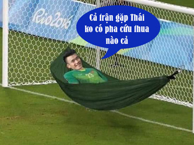 Thủ môn Bùi Tiến Dũng tiếp tục ”mất tích” trong trận thắng Thái Lan