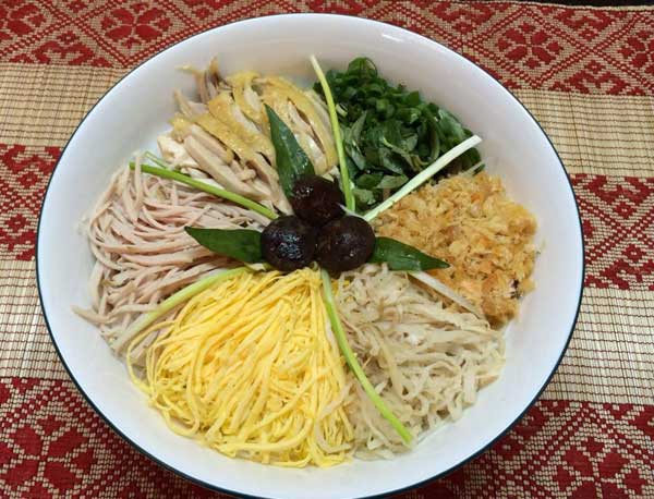 Hướng dẫn cách làm bún thang chuẩn vị Hà Nội xưa - 8