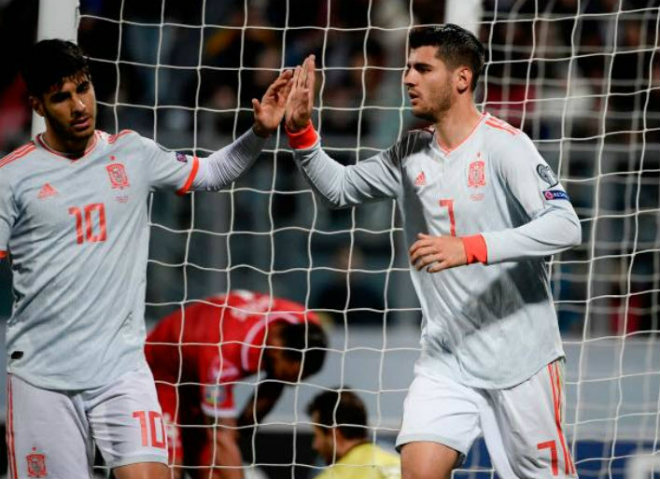 Malta - Tây Ban Nha: Morata tung hoành, chói sáng cú đúp - 1