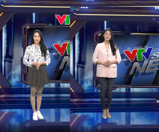 Mới 18 tuổi, Người đẹp biển Hoa hậu VN đã về VTV dẫn tin thể thao - 2