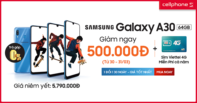 Galaxy A30 hứa hẹn khuấy đảo khi giảm mạnh trong 2 ngày! - 1