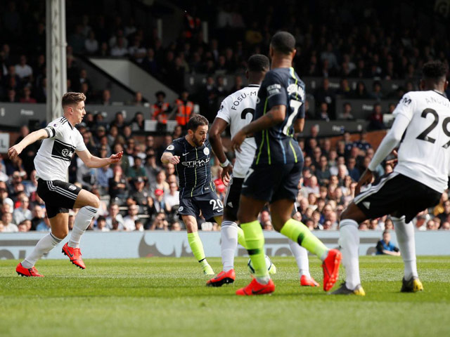 Trực tiếp Fulham - Man City: Aguero nhân đôi cách biệt