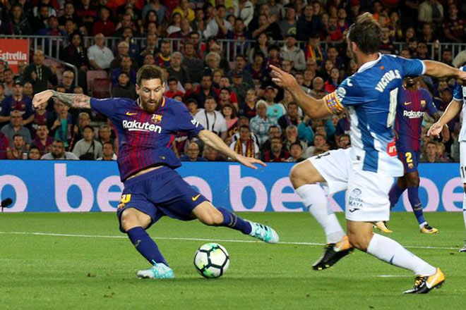 Chi tiết Barcelona - Espanyol: Phản công xuất sắc, Messi có cú đúp (KT) - 9