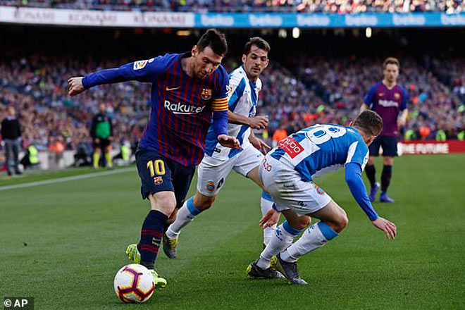 Chi tiết Barcelona - Espanyol: Phản công xuất sắc, Messi có cú đúp (KT) - 6