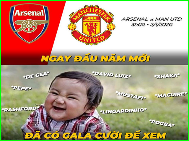 Tranh vui - Arsenal đại chiến MU, "Gala Cười" chào đón thập kỷ mới