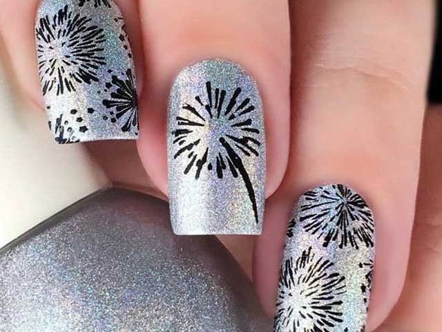 Làm đẹp - Loạt nail pháo hoa độc đáo chào năm mới giúp nàng "chất chơi" hơn hẳn