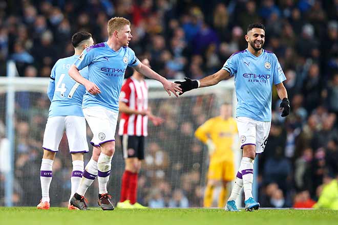 Man City lần đầu tiên giữ sạch lưới trong gần 2 tháng sau trận thắng Sheffield United