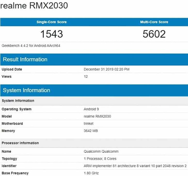 Lộ sức mạnh ấn tượng của Realme 5i sắp ra mắt tại Việt Nam - 3