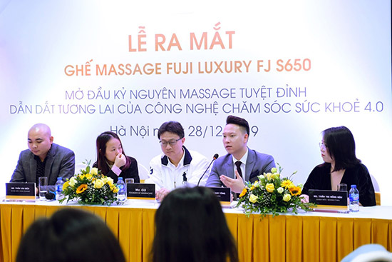 Ghế Massage Fuji Luxury chính thức trình làng siêu phẩm FJ S650 – Tuyệt tác chăm sóc sức khỏe 4.0.