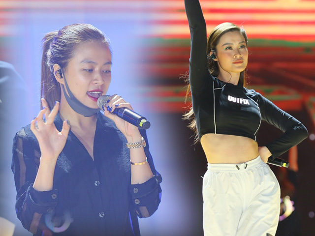 Giải trí - Đông Nhi, Hoàng Thuỳ Linh tươi tắn chuẩn bị cho đại nhạc hội của Matxi Corp