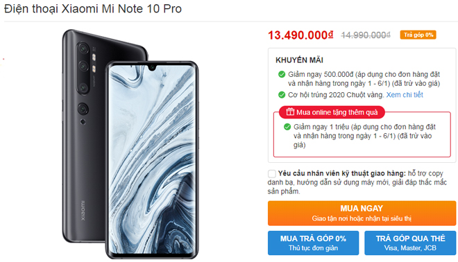 Top smartphone Android giảm giá mạnh nhất, Galaxy S10+ 512GB giảm 10 triệu - 6