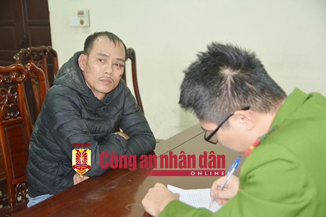Công an lấy lời khai đối tượng Trịnh Xuân Trường