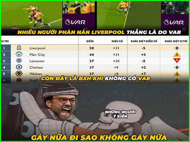 Tranh vui - Liverpool vẫn vô đối khi NHA không có VAR, MU bị fan "trở mặt"