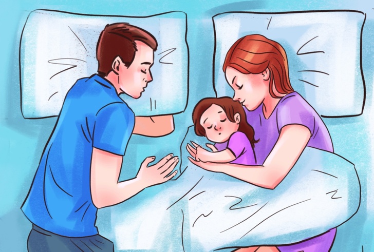 Tại sao cha mẹ không nên để con cái ngủ chung giường với mình - 1