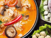 Chiêu đãi cả gia đình món lẩu thái Tomyum ngon bất bại