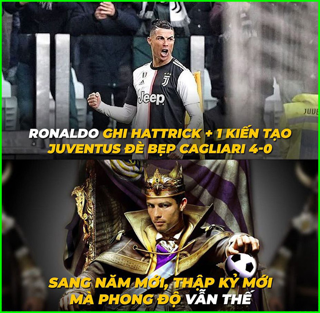 Dù ở "tuổi băm" nhưng phong độ của Ronaldo vẫn không hề suy giảm