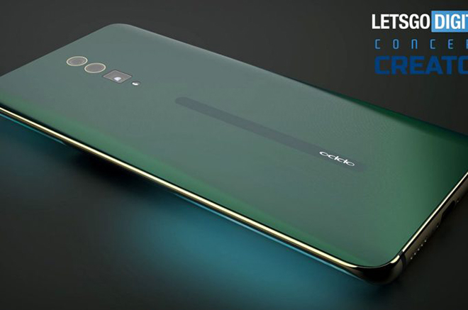 Ý tưởng Oppo Find X2 có 5G, màn hình thác nước siêu đẹp - 1