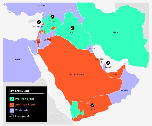 Kẻ thù lớn nhất của Iran trong khu vực là Ả Rập Saudi.
