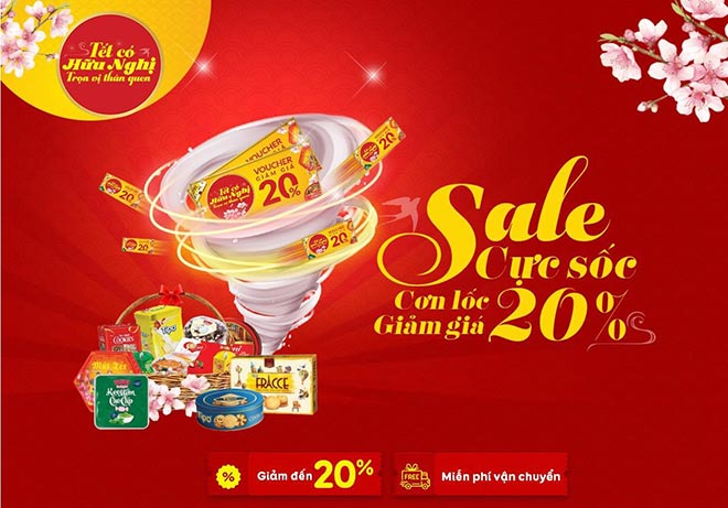 Mua hàng qua các kênh thương mại điện tử để nhận ưu đãi giảm giá lên tới 20%