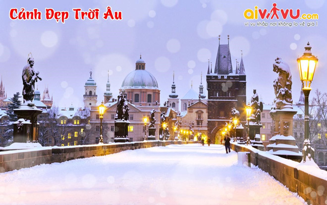 Cầu tình yêu Charles 600 năm trên dòng sông Vltava - Praha Séc