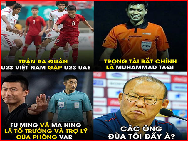 Thầy Park ngán ngẩm với tổ trọng tài điều khiển trận U23 Việt Nam - U23 UAE