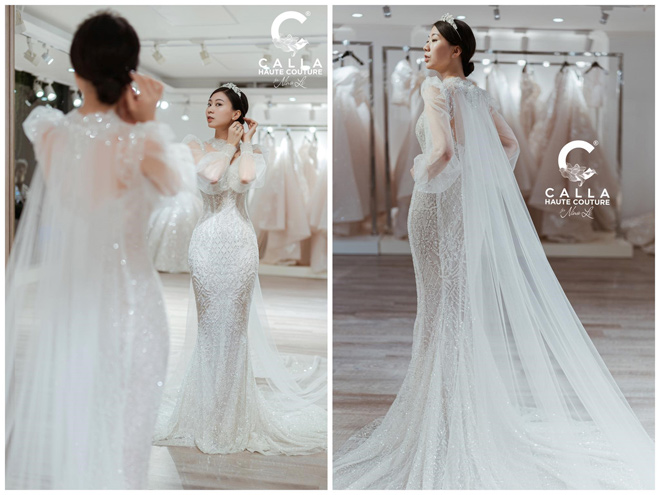 Chiếc váy đuôi cá làm rung động biết bao người
