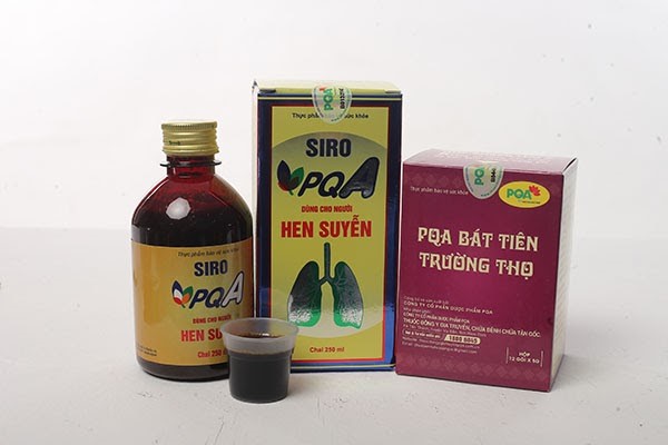 SẢn phẩm PQA Hen Suyễn - PQA Bát Tiên Trường Thọ