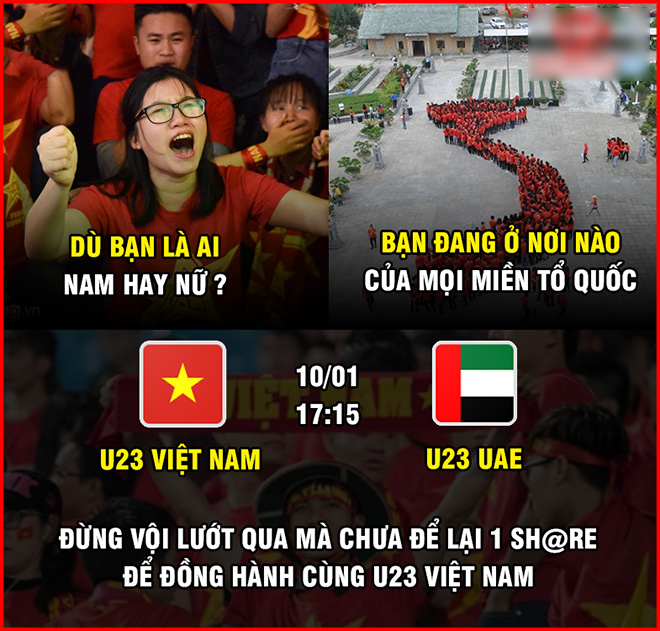 Tất cả đã sẵn sàng cổ vũ U23 Việt Nam ra quân VCK U23 châu Á.