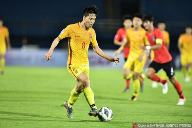 U23 Trung Quốc thua đau ở cuối trận trước U23 Hàn Quốc khi ra quân giải Vô địch U23 châu Á năm nay