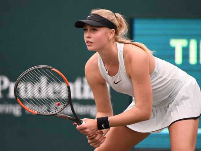 Fanny Stollar, 21 tuổi hiện đang là tay vợt chuyên nghiệp người Hungary.
