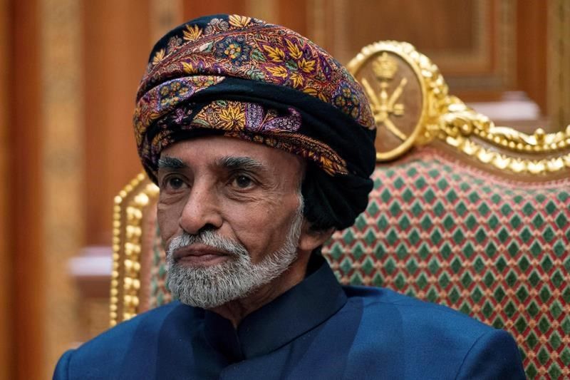Quốc vương Oman Qaboos bin Said qua đời tối 10-1. Ảnh: AP