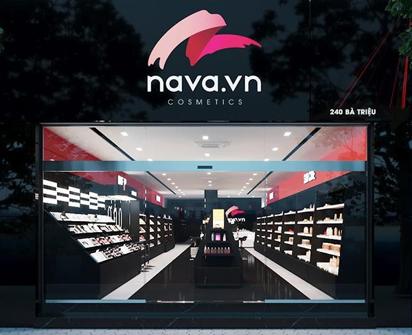 Đại siêu thị mỹ phẩm lớn tại&nbsp;Việt Nam Nava.vn tại 240 Bà Triệu