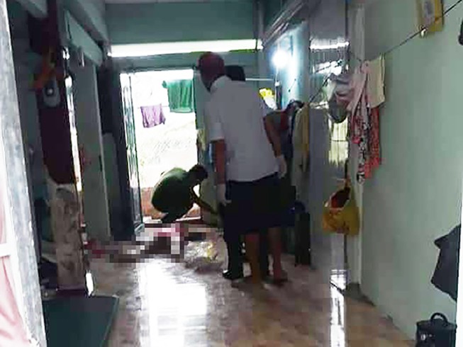 Hiện trường vụ người phụ nữ bị sát hại trong phòng trọ