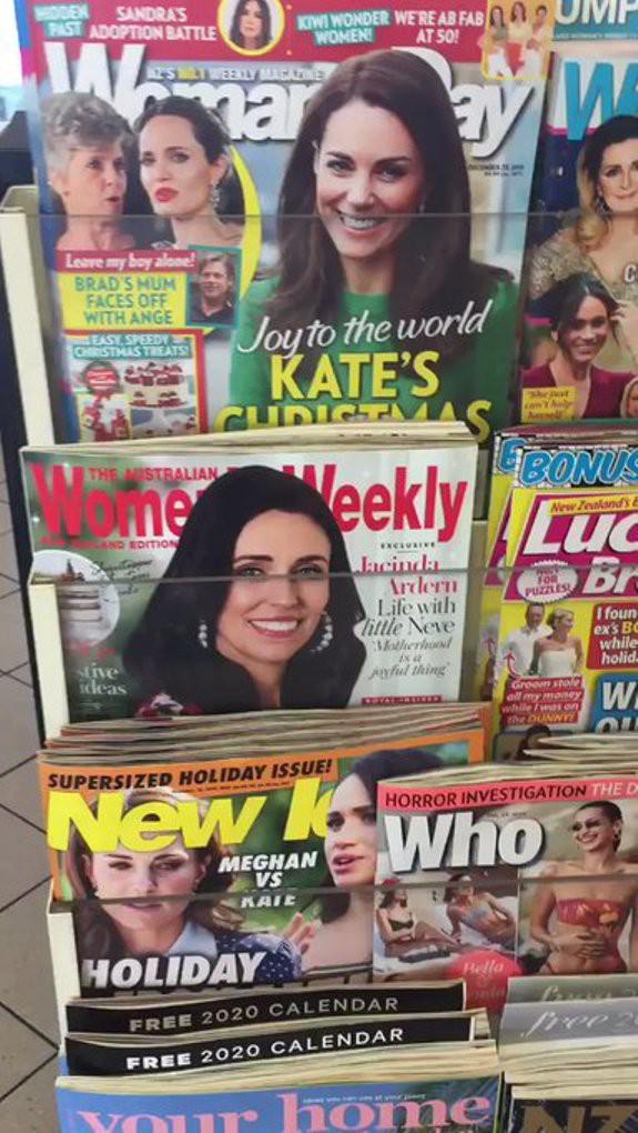 Bà Jacinda Ardern xuất hiện trên rất nhiều bìa sách, tạp chí