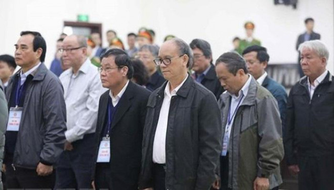 Các bị cáo trong vụ án - Ảnh: TTXVN